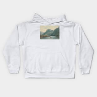 Goodrich Castle on the Wye by Thomas Hearne Kids Hoodie